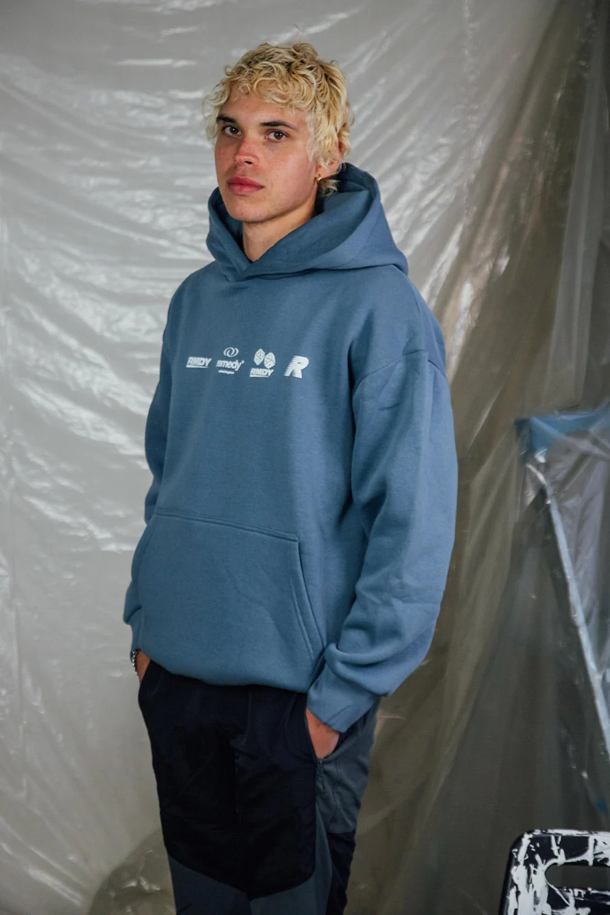 Petrol Blue Dice RMDY Hoodie