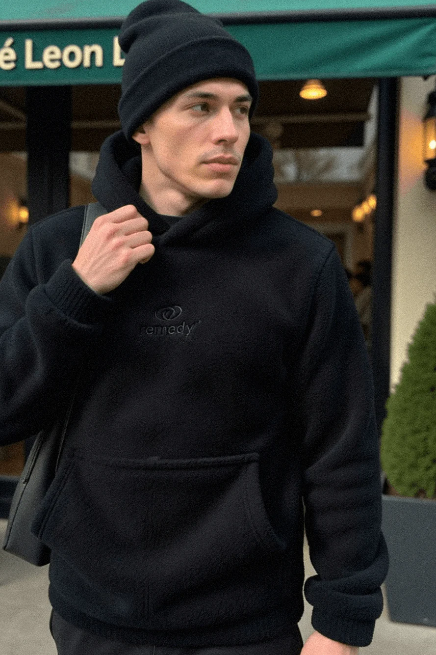 Onyx Remedy Sherpa Hoodie